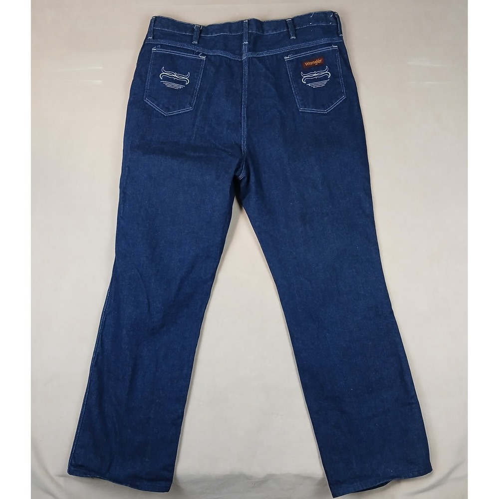Wrangler 1J870 42x32 **Actual 38x32 Vintage Moustache Pocket Talon Triple Stitch